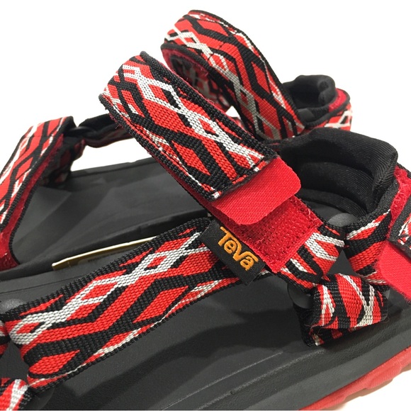 TEVA HURRICANE XLT 2 SPORT SANDALS -RED / BLACK -YOUTH US 6 /WOMEN’S US 8 -NEW - Picture 4 of 8